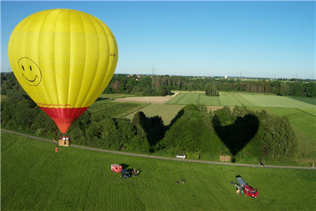 Ballonfahren über Bayern