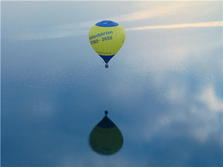 Ballonfahren über Bayern