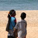 Goa Kinder am Strand
