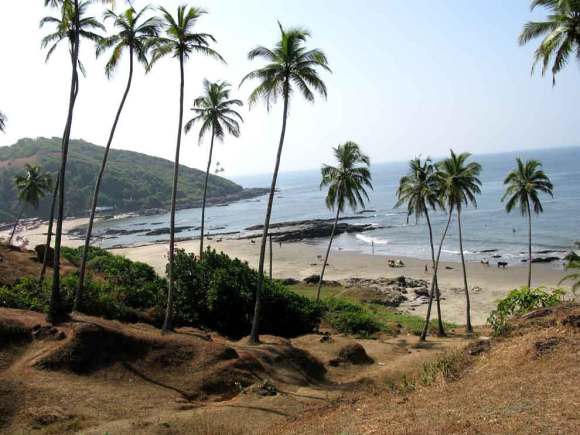 Vagator Strand auf Goa