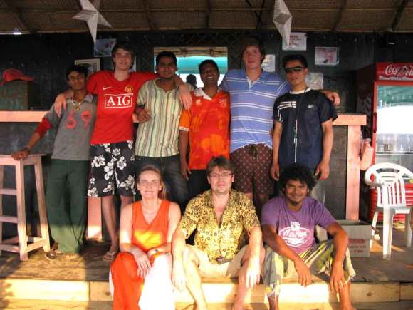 Shack Abschiedsfoto Goa