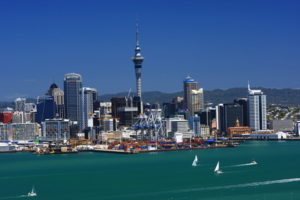 Die pulsierende Metropole Auckland ist die größte Stadt Neuseelands