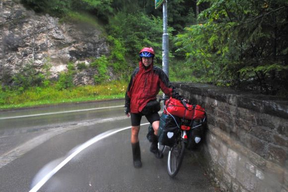 Alpenüberquerung Dauerregen Lechfall 2013