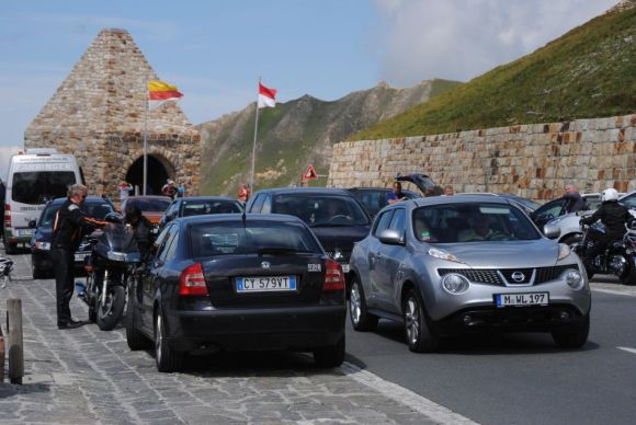 Fuscher Törl, Grossglockner-Hochalpenstrasse, Transalp mit dem Fahrrad 2013