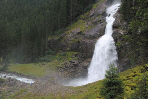 Krimml-Fälle Pinzgau, Transalp mit dem Fahrrad 2013