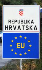Kroatien, Grenzübergang Slowenien-Kroatien, 2013