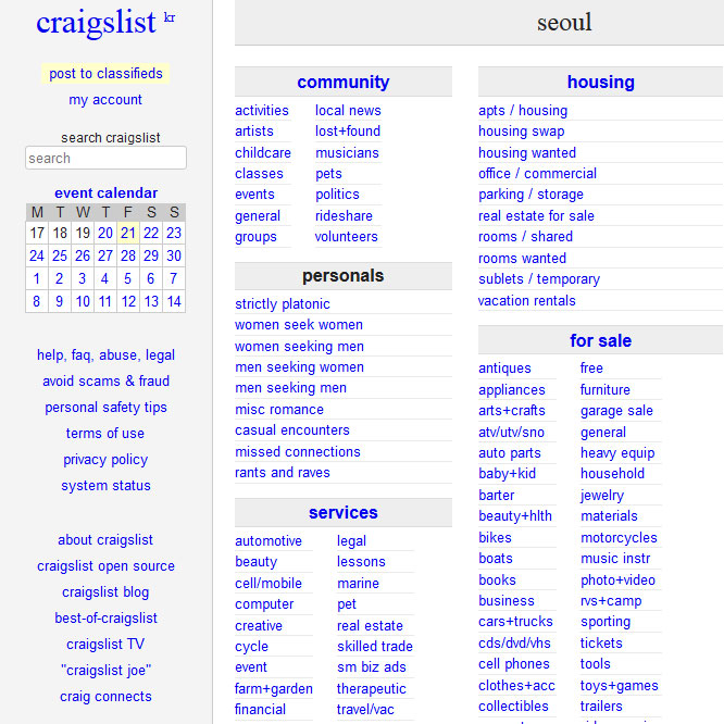 craigslist seoul quadrat