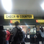 Check-In Counter bei der Fähre in Cebu