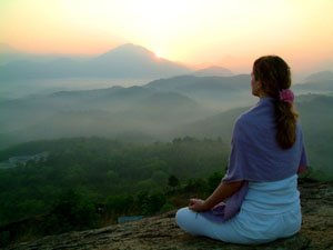 sun rising meditation