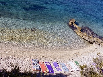 Strand Hvar Kroatien