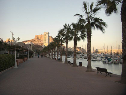Spanien Alicante Burg
